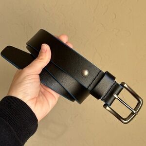 Hawker Rye‎ Black Leather Belt Casual Versatile Everyday Use size 32